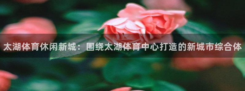 风速体育nba免费直播：太湖体育休闲新城：围绕太湖体育中心打造的新城市综合体